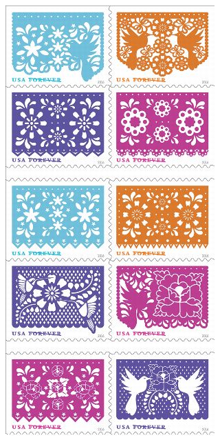 Stamp Announcement 16-20: Colorful Celebrations Stamps