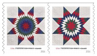 Stamp Announcement 16-25: Star Quilts Stamps