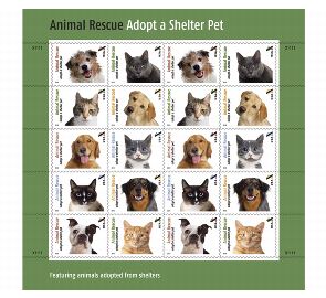 Adopt a Shelter Pet Stamp