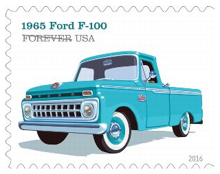 1965 Ford F-100 Stamp