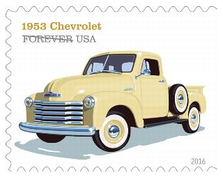 1953 Chevrolet Stamp