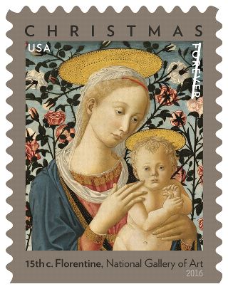 Stamp Announcement 16-40: Florentine Madonna and Child Stamp