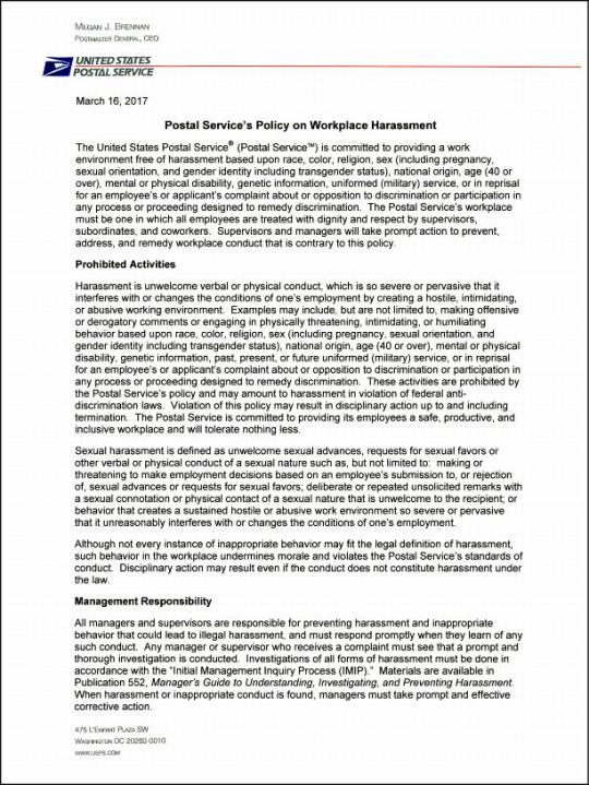 Image of Policy page 1