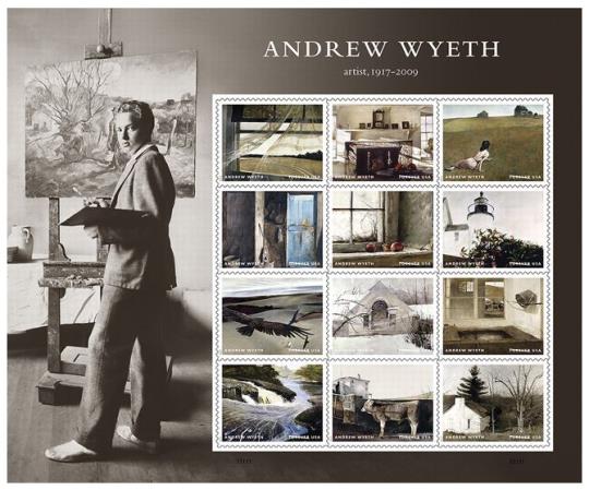 Andrew Wyeth Stamp