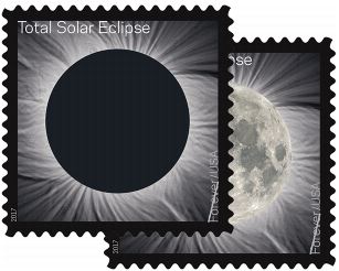 Total Eclipse of the Sun Forever stamp