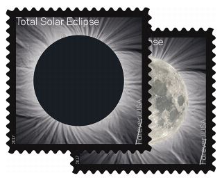 Total Solar Eclilpse of the Sun stamp
