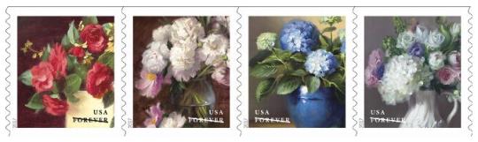 Flowers From the Garden Stamps