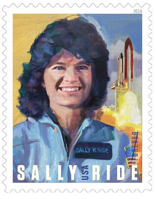 Graphic: Sally Ride Stamp