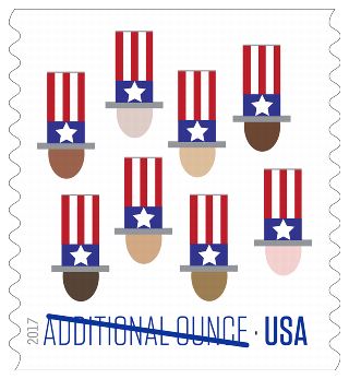 Uncle Sam's Hat Stamp