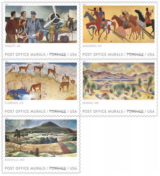Post Office Murals Stamps