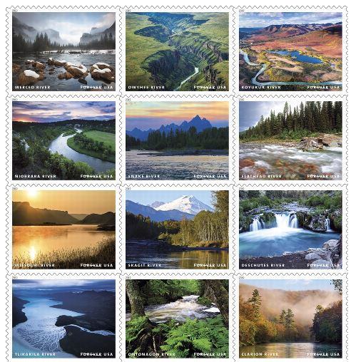 Wild and Scenic Rivers Stamps