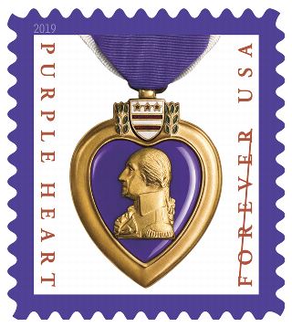 FDOI: Purple Heart Medal 2019 Stamp