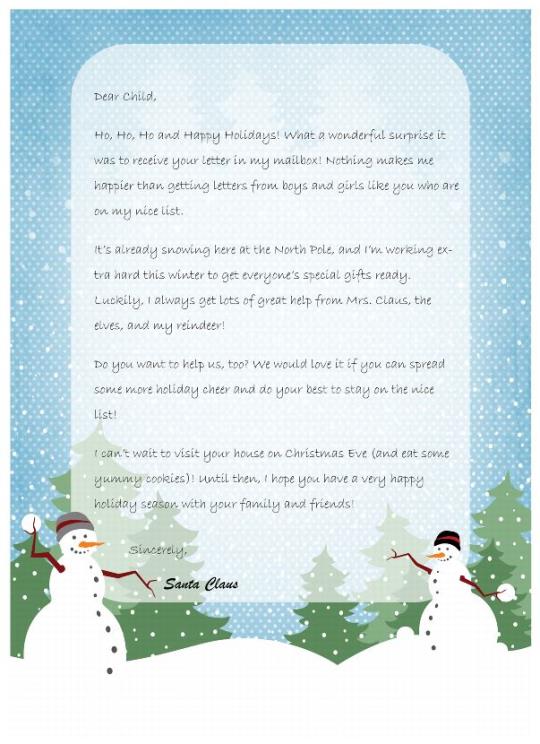 Santa Letter 1