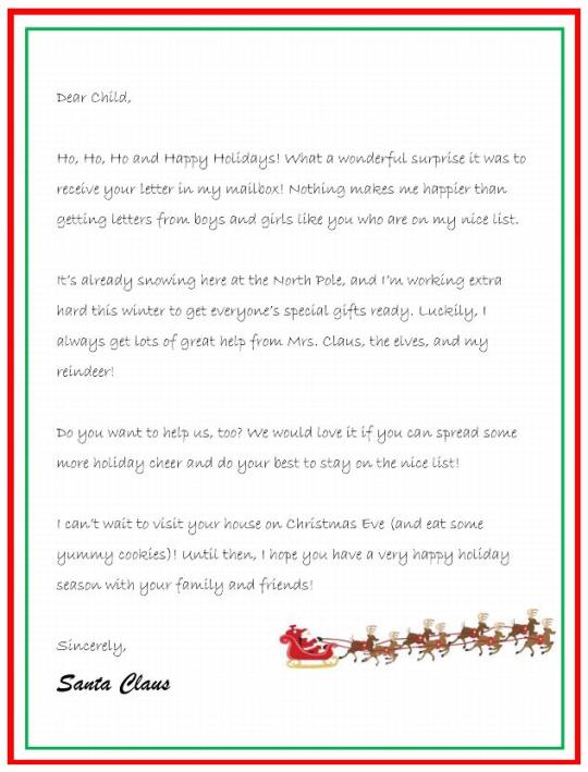 Santa Letter 2