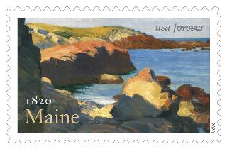 FDOI - Maine Statehood Stamp