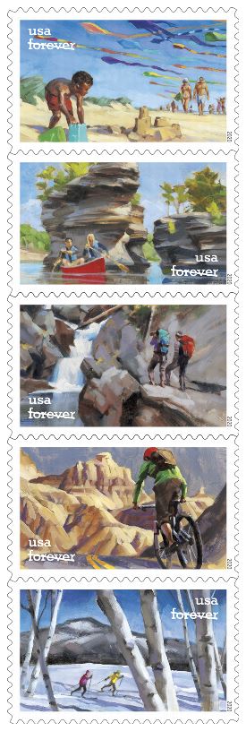 FDOI: Enjoy the Great Outdoors stamps