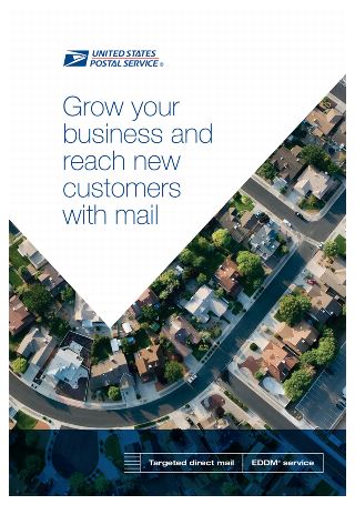 Cover Image of "Grow your business and reach new customers with mail" booklet