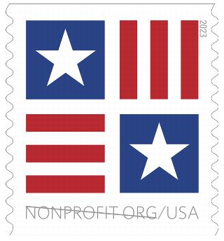 Stamp Announcement 23-11: Patriotic Block Stamp