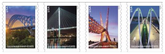 Stamp Announcement 23-27: Bridges Stamps
