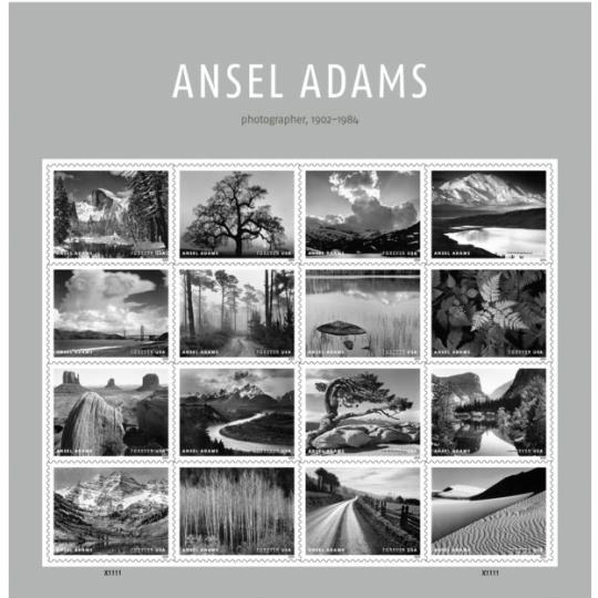 Ansel Adams photographer, 1902-1984.