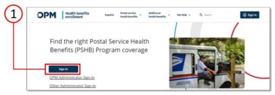 Screen Shot: Step 1-Navigating to Enrollment Site and login.gov