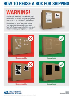 Poster 81, Shipping Reused Boxes