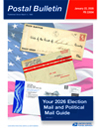 Postal Bulletin cover - January 22, 2026 PB22694 Issue