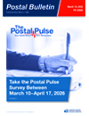 Postal Bulletin cover - March 19, 2026 PB22698 Issue