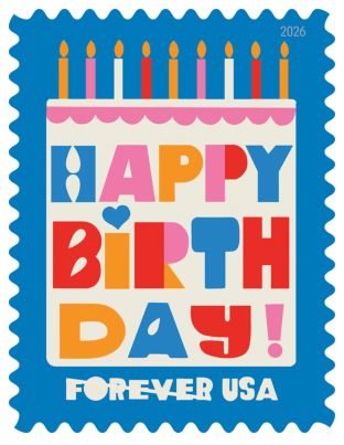 FDOI - Happy Birthday Stamp FDOI - Happy Birthday Stamp