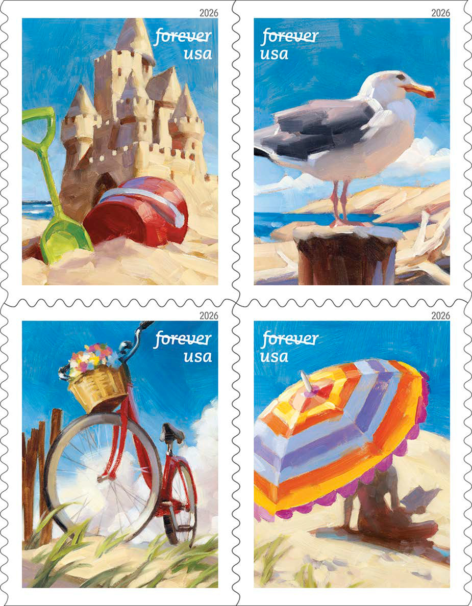 FDOI - A Day at the Beach Stamps FDOI - A Day at the Beach Stamps