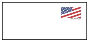 U.S. Flag Stamped Envelope