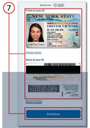 Step 7: Photo ID screenshot