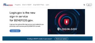 Screenshot of Login.gov sign-in screen