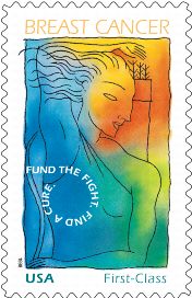 image of breast cancer stamp