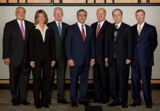 picture of the seven presidentially appointed govenors