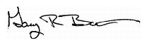 Gary Barksdale signature