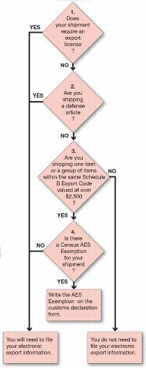 image of requirements map for Census AES electronic information