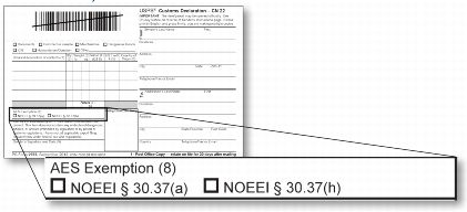 PS Form 2976 and enlargement of Block 8