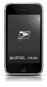 image of a smart phone displaying the postal app