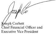 Corbett's signature