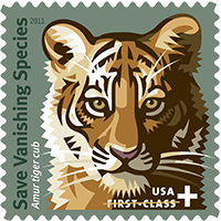 Vanishing Species semipostal stamp