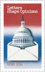 Freedom stamps featuring the US Capitol Building