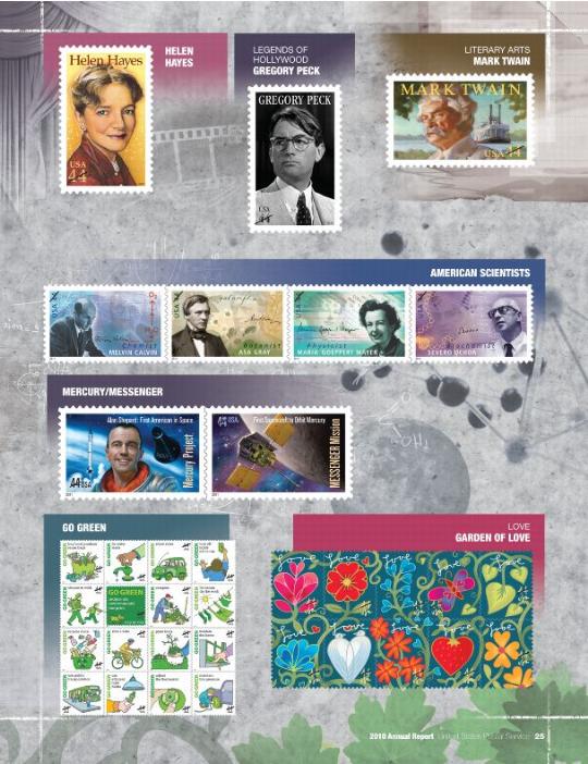 The 2011 Commemorative Stamp Program, page 2 of 4