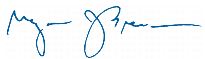 Signature of Megan J. Brennan