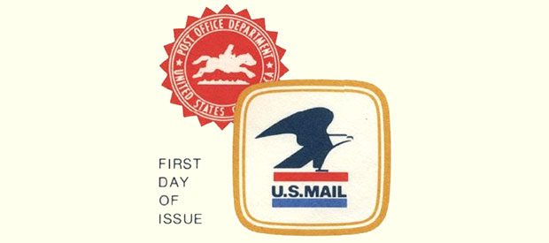 Image of Post Office Department and U.S. Mail logos.
