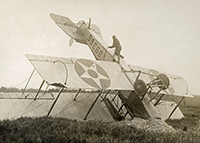 Crashed plane, 1918