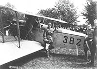 First airmail service, 1918
