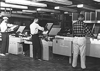 Automatic facer-canceler, 1959