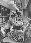 Railway mail clerks, ca. 1960s