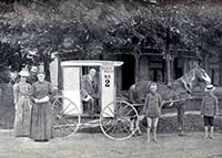 Rural delivery wagon, ca. 1899